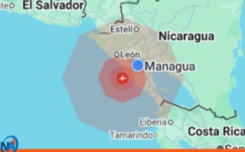 Sismo de magnitud 4.6 Nicaragua