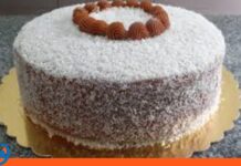 Torta de arequipe y coco