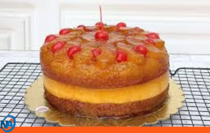 Torta de piña y quesillo Torta de piña y quesillo