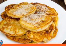 Tortitas de manzana y yogur
