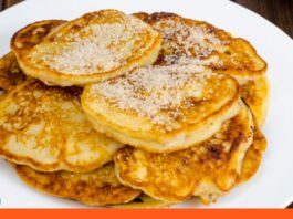 Tortitas de manzana y yogur
