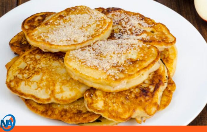 Tortitas de manzana y yogur