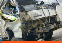 accidente ARC mujer lesionada