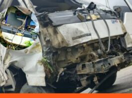 accidente ARC mujer lesionada