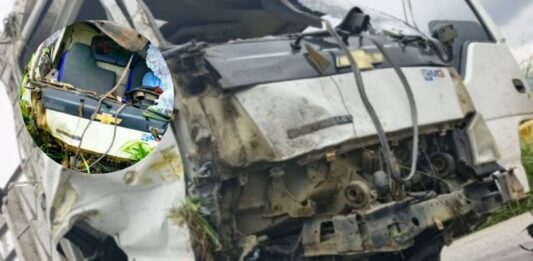 accidente ARC mujer lesionada
