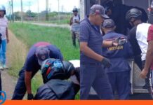 Accidente de moto en la Autopista Sur de Carabobo deja dos lesionados accidente Autopista Sur Carabobo