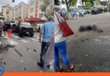 Accidente múltiple en Santa Mónica deja un motorizado fallecido accidente múltiple Santa Mónica