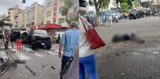 accidente múltiple Santa Mónica