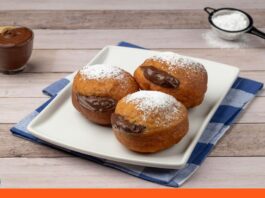 bombas rellenas chocolate