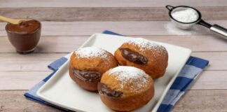 bombas rellenas chocolate