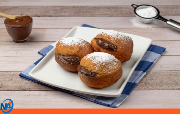 bombas rellenas chocolate