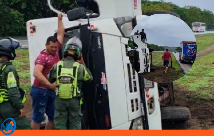 camión volcó ARC