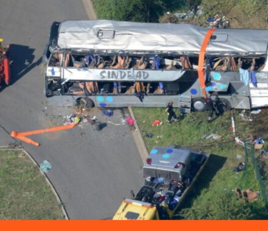 choque autobuses Alemania