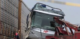 choque tren autobús Zimbabue