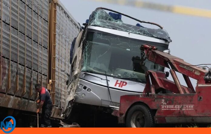 choque tren autobús Zimbabue choque tren autobús Zimbabue