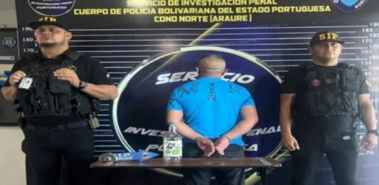 detenido Portuguesa intoxicar hijo