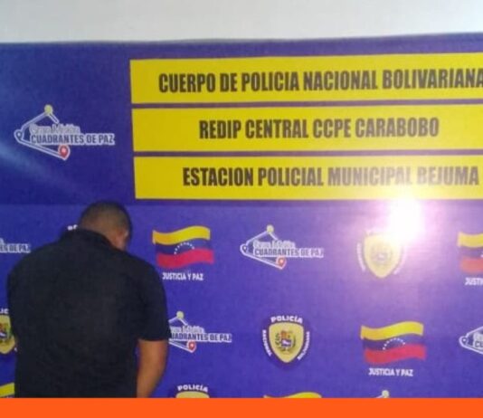 detenido golpear hijo Bejuma
