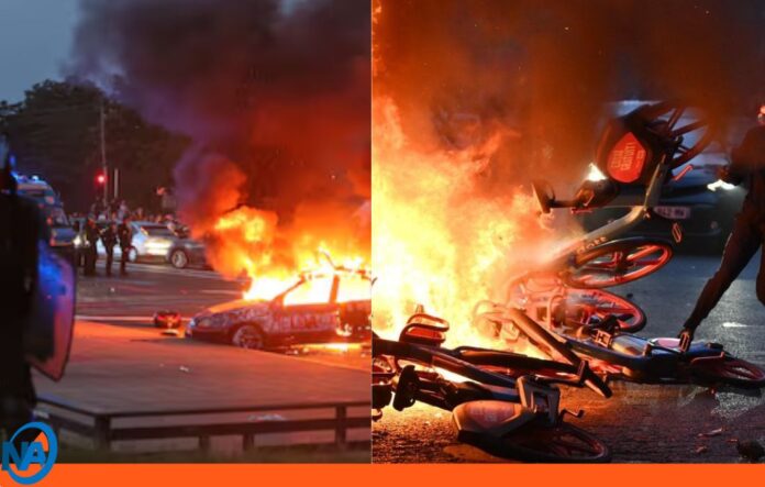 disturbios París final Champions disturbios París final Champions