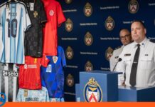 Histórica incautación de camisetas falsificadas del Mundial 2026 en Toronto incautación camisetas falsificadas Mundial