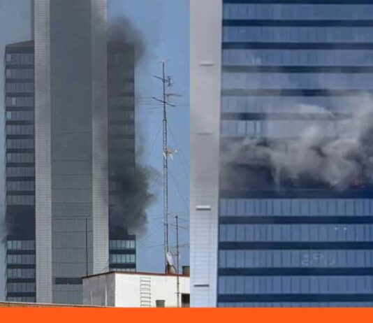 incendio Torre Moeve Madrid