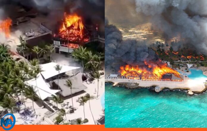 incendio complejo turístico República Dominicana