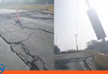 paso restringido puente Caraballeda