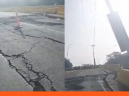 paso restringido puente Caraballeda