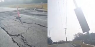 paso restringido puente Caraballeda