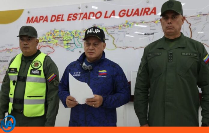 restricción La Guaira Diosdado Cabello