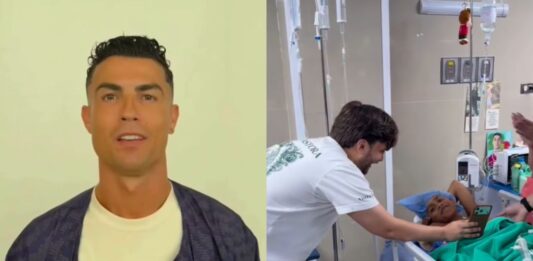 Cristiano Ronaldo mensaje niño sobreviviente