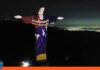 El Cristo Redentor se ilumina en solidaridad con Venezuela por sismos Cristo Redentor solidaridad Venezuela