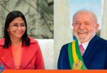 Delcy Rodríguez agradece a Lula da Silva el apoyo de Brasil tras terremotos en Venezuela Delcy Rodríguez agradece Lula da Silva