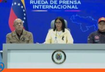 Presidenta (E) Delcy Rodríguez denunció «laboratorios mediáticos» tras los terremotos en Venezuela Delcy Rodríguez denunció "laboratorios mediáticos"