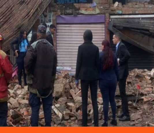 Desplome estructura cobra vida en Táchira