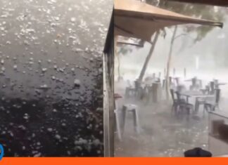 Alerta en España: tormentas destructivas y granizo gigante (+Video) España granizo tormentas