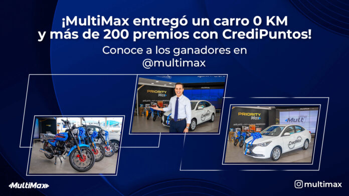 Multimax ganadores credipuntos ¡MultiMax entregó carro 0 KM con CrediPuntos!