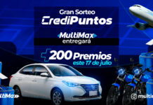 Gran Sorteo CrediPuntos: MultiMax entregará más de 200 premios este 17 de julio Sorteo CrediPuntos MultiMax 17 de julio