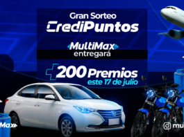 Sorteo CrediPuntos MultiMax 17 de julio