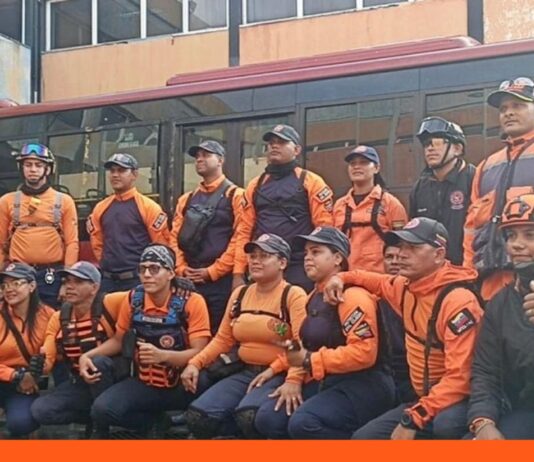 Grupo Protección Civil Cojedes a La Guaira