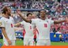 Inglaterra en semifinales