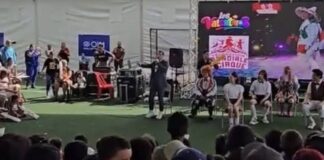 Los Valentinos función polideportivo La Guaira