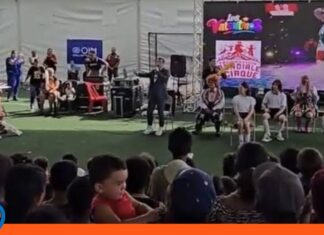 Los Valentinos función polideportivo La Guaira