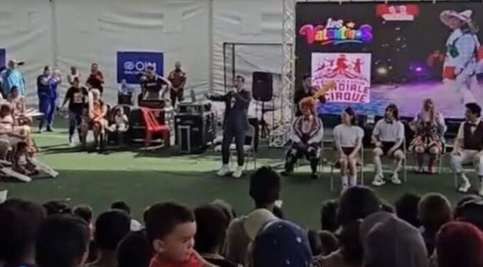 Los Valentinos función polideportivo La Guaira