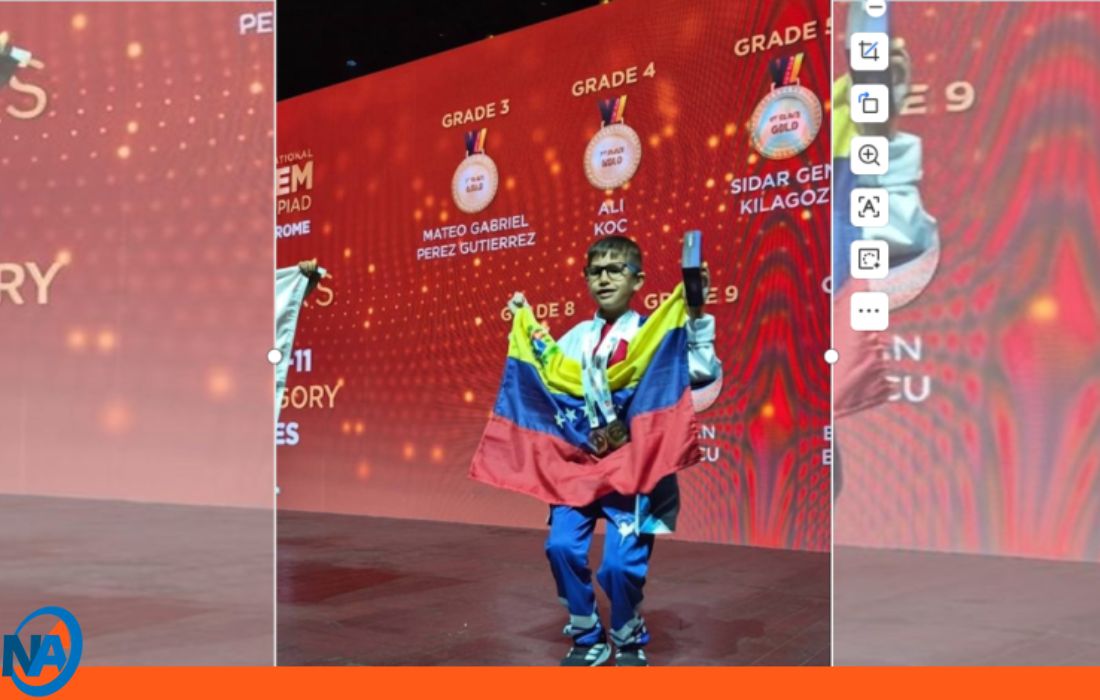 Niño venezolano campeón mundial Roma 1-1