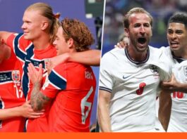 Noruega Inglaterra cuartos de final