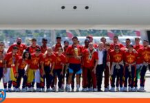 ¡Ya están en casa! La selección española aterriza en Madrid como campeón del Mundo Selección española aterriza Madrid
