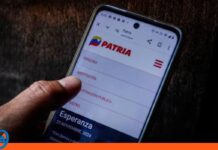Sistema Patria registro terremotos