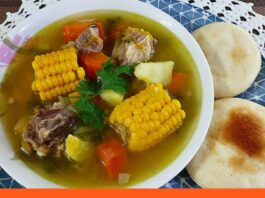 Sopa de costilla de res
