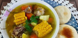 Sopa de costilla de res