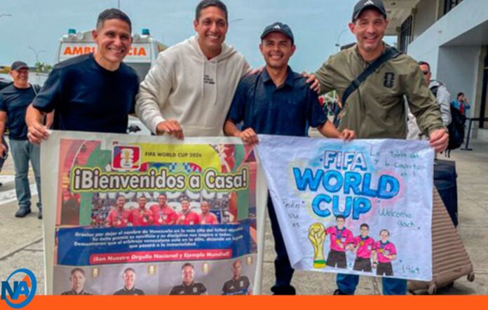 árbitros venezolanos actuación mundialista